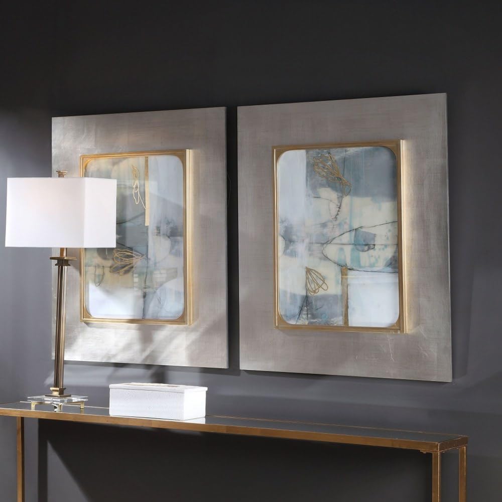 Uttermost Gilded Whimsy 36 1/2'' H 2-Piece Framed Wall Art Set