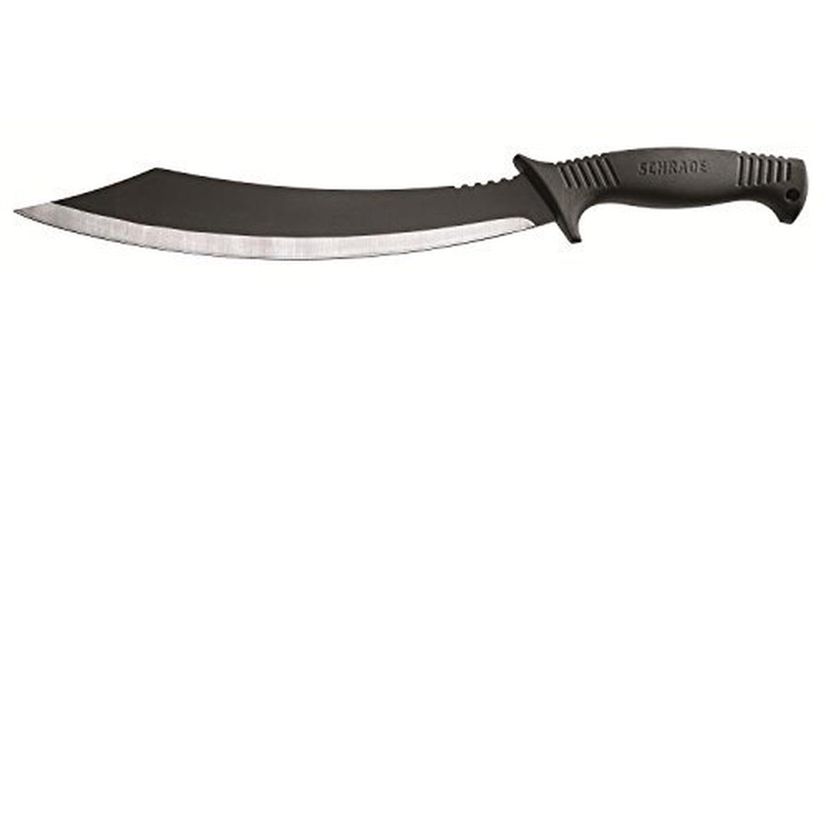 Schrade Delta Class Decimate Parang Full Tang Machete With Stainless Steel Blades And Tpr Handles For Outdoor Survival, Camping