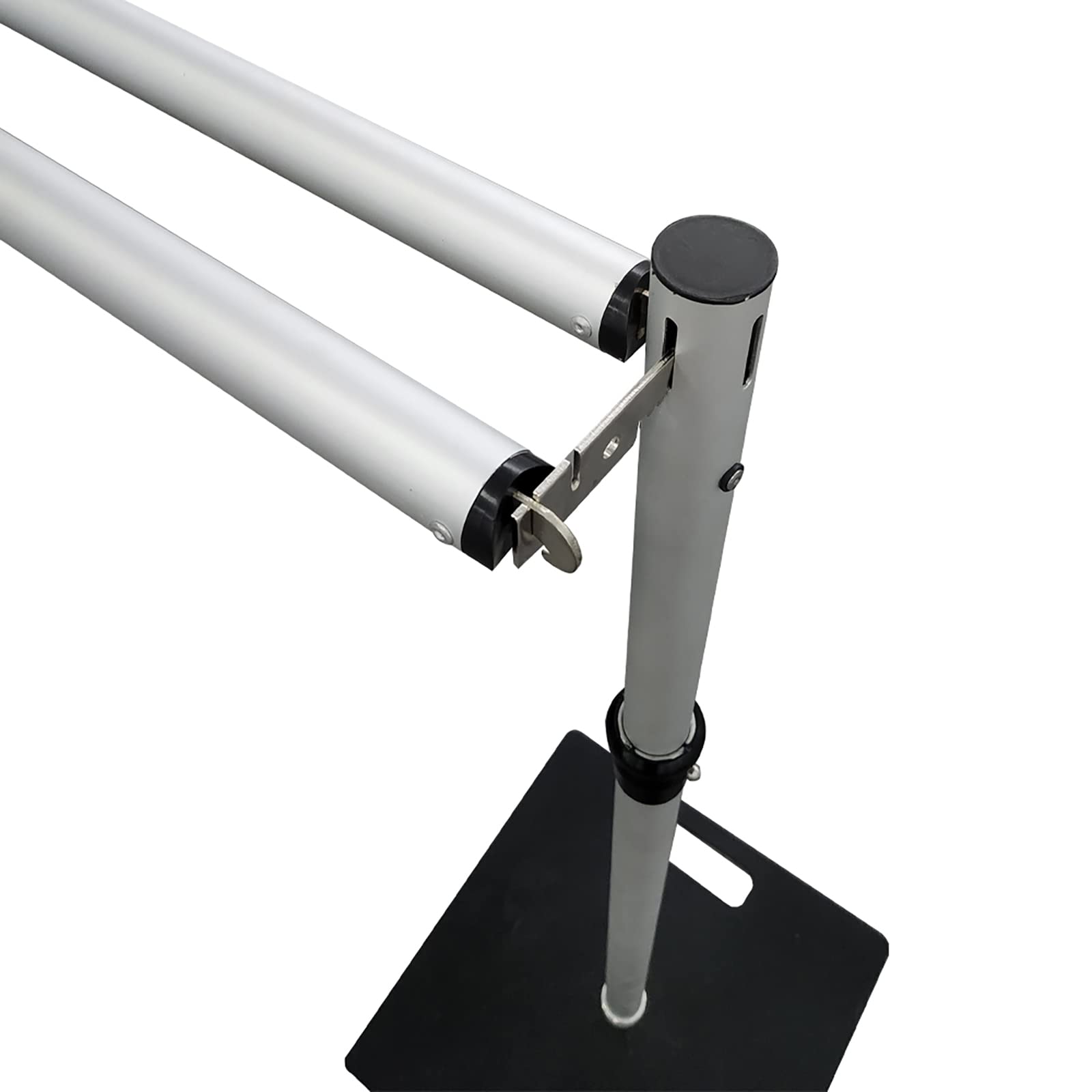 Hecis 9'' Double Crossbar Hanger Backdrop Hanger Crossbar Valance Hangers For Pipe And Drape Backdrop Stand Kit(9'' Hanger, 2 Pa