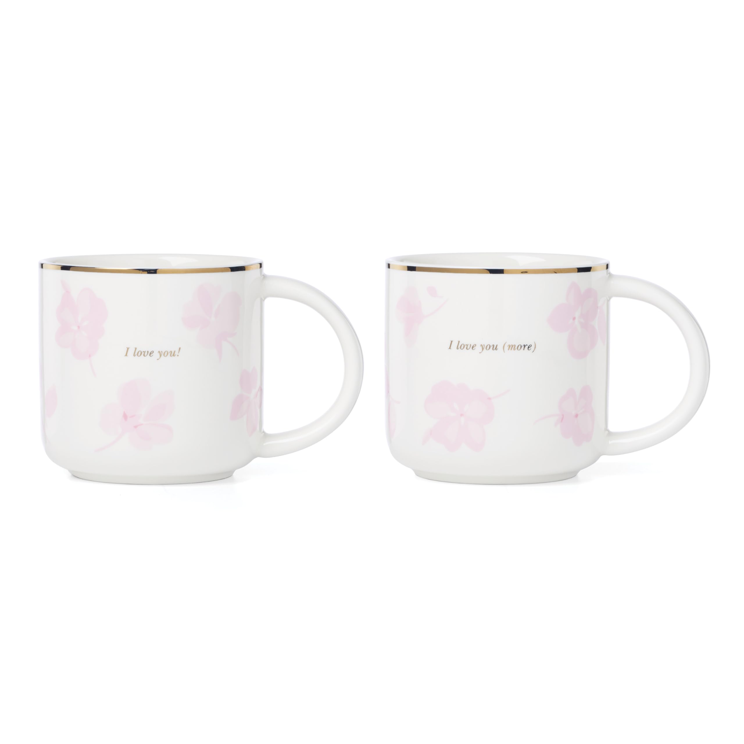 kate spade new york Spring Pansies Mugs, Set Of 2