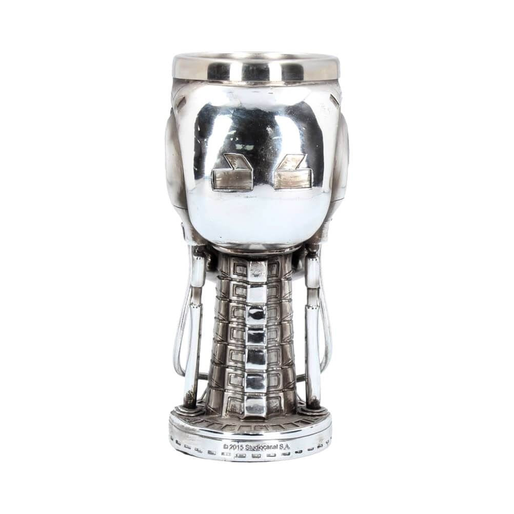 Nemesis Now Terminator Head Goblet 17Cm Silver, Resin W/Stainless Steel Insert