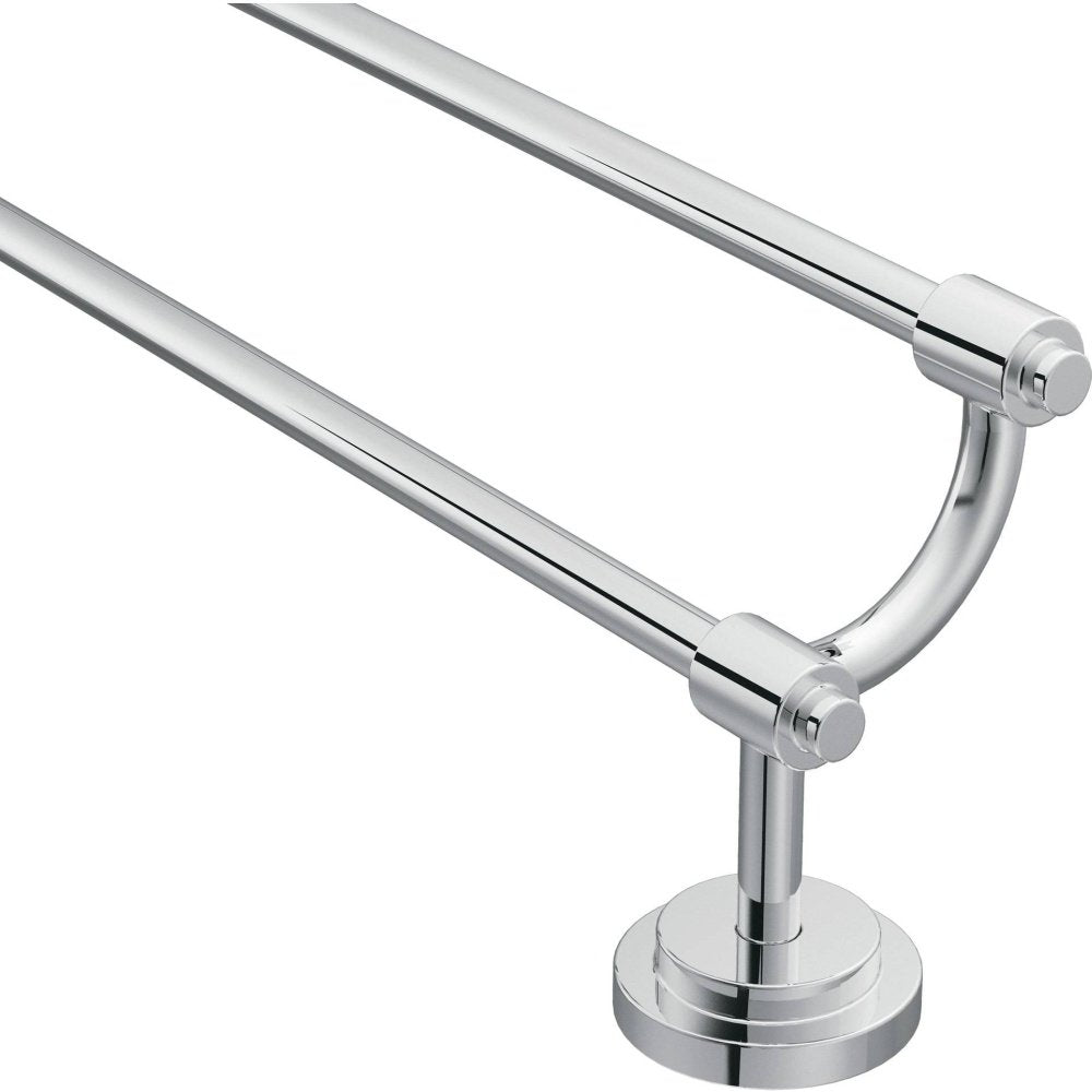 Moen Dn0722Bn Iso 24-Inch Double Towel Bar, Brushed Nickel