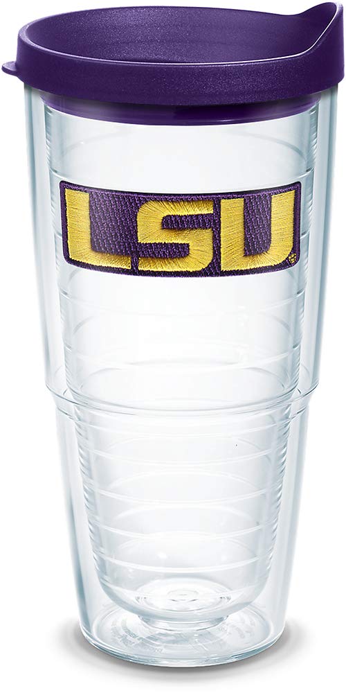 Tervis Made In Usa Double Walled Louisiana State University Lsu Tigers Insulated Tumbler Cup Keeps Drinks Cold & Hot, 16Oz, Prim