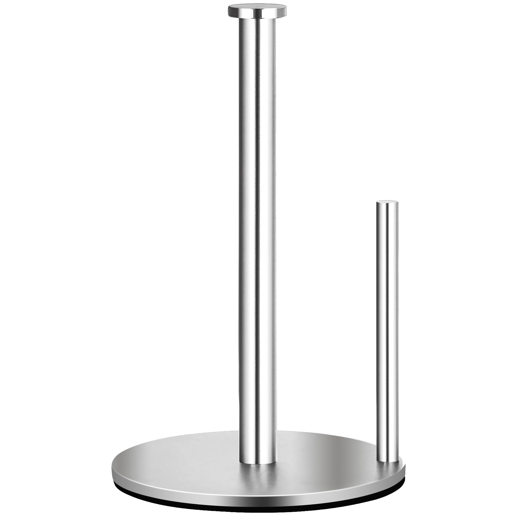 Paper Towel Holder Countertop  OBODING  Stainless Steel Kitchen Paper Towel Holder Stand for Kitchen Organization  Stainless Steel Paper Towel Holders for Standard and Large Rolls (Silver)