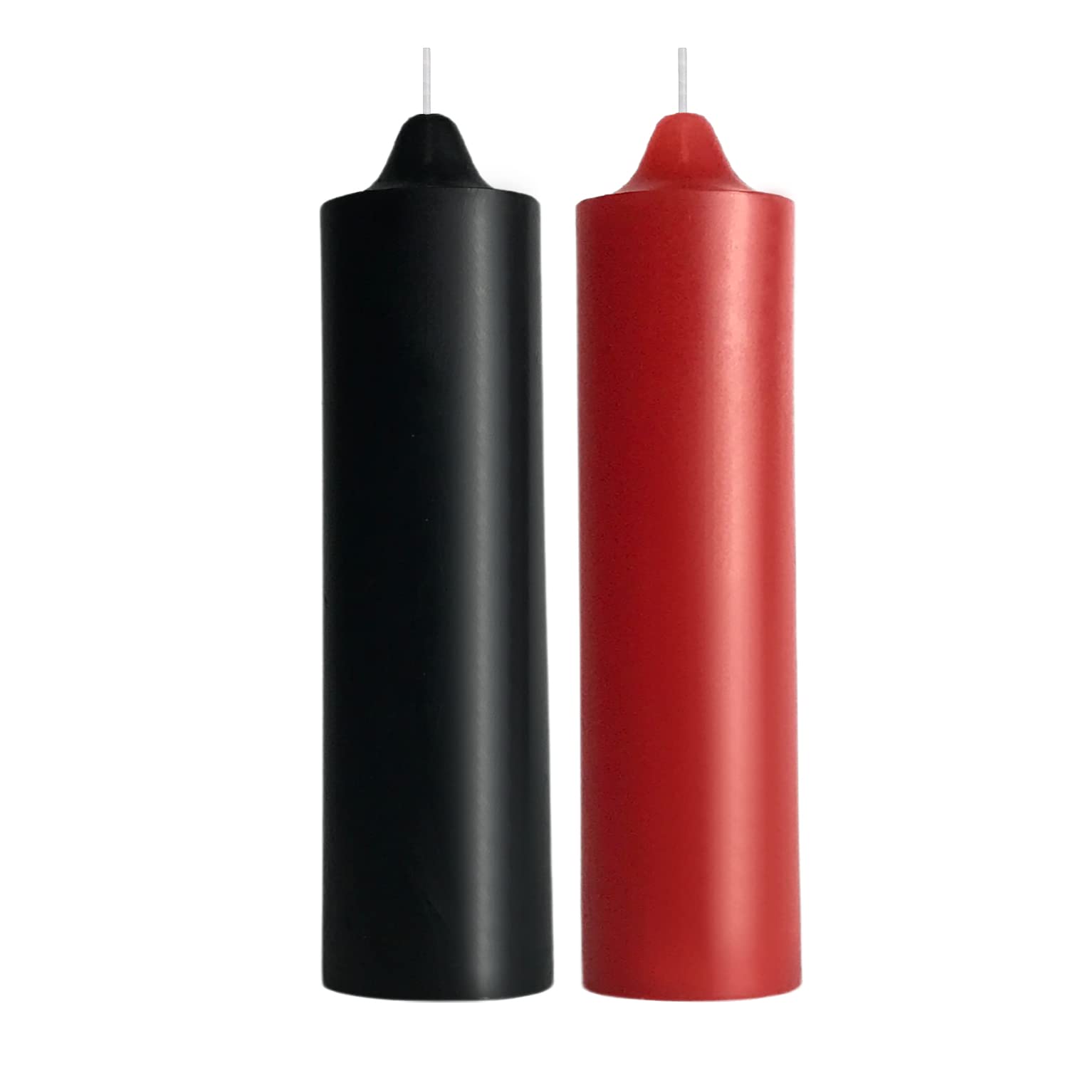 WEIHAI Low Temperature Candles, Wax Play Candles, Romantic Dripping Candle for Valentines, Couples, Weddings, Home Decor-2Pack, 