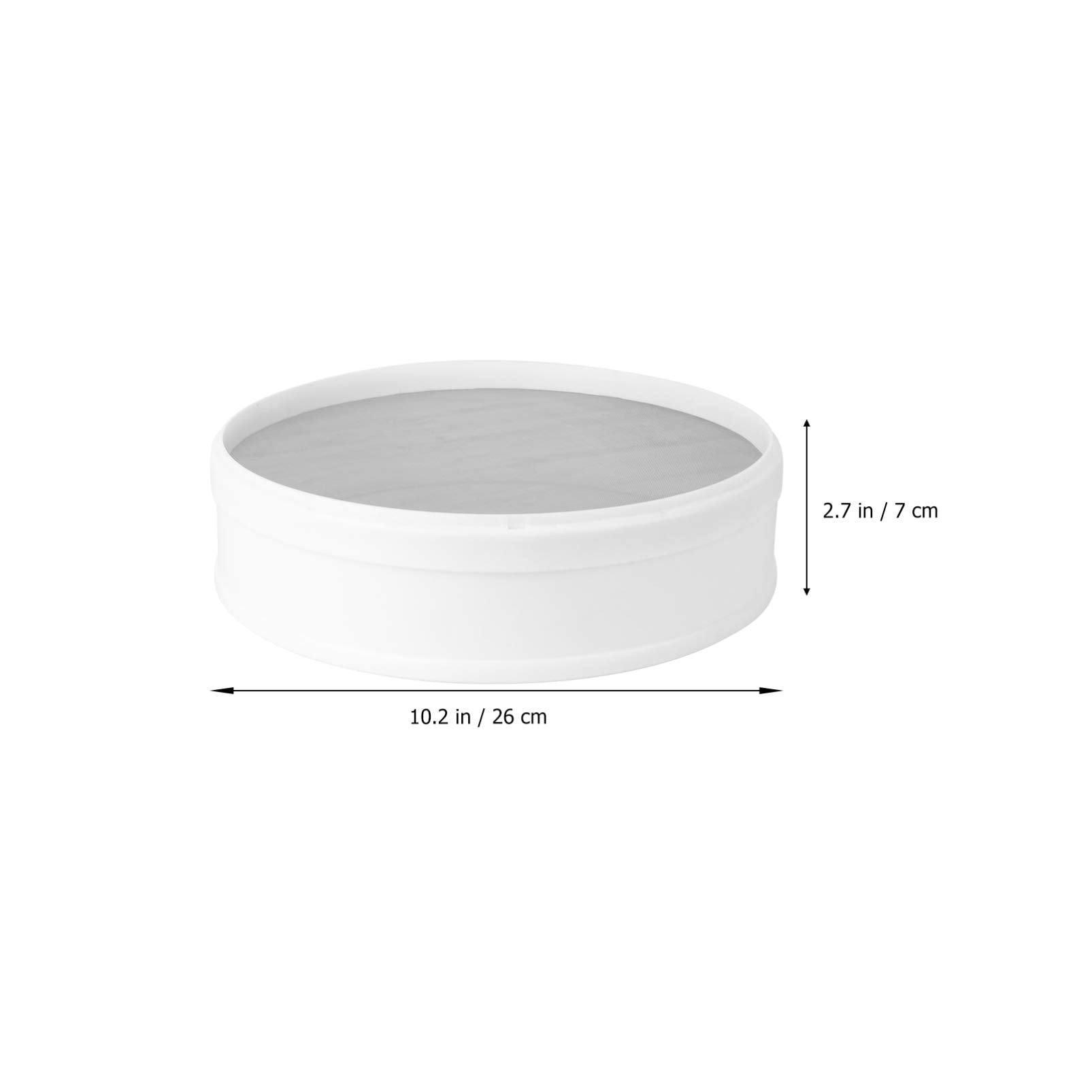1Pc Plastic Flour Sieve Kitchen Sifter Icing Sifter Kitchen Sieve Round Strainer Baking Strainer Cooking Sifter Baking Sieve Bak