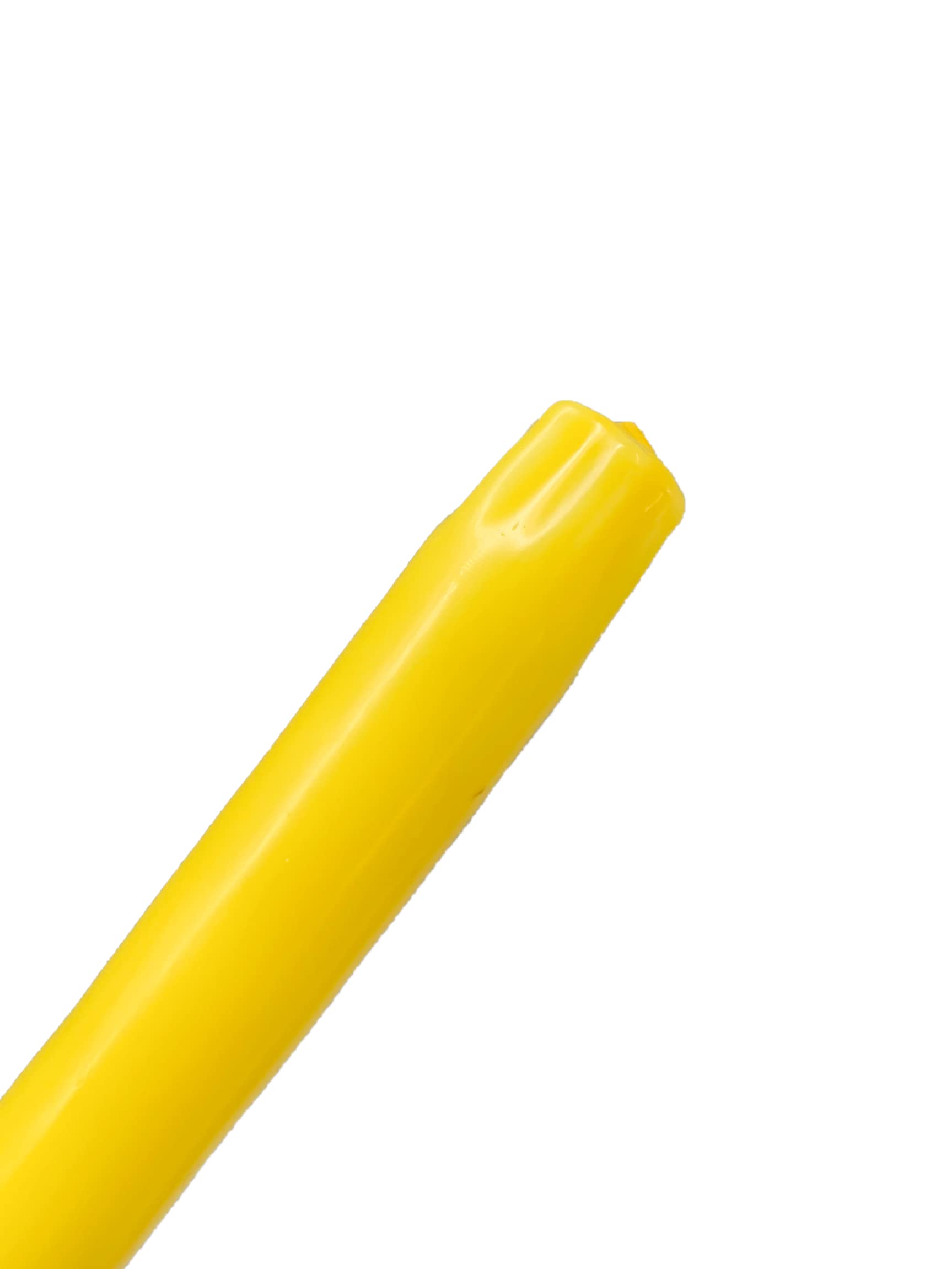 D'light Online Elegant Unscented Yellow Taper Premium Quality Candles Hand-Dipped  Dripless and Smokeless - Set of 12 Individually Wrapped (12 Inch  Yellow)