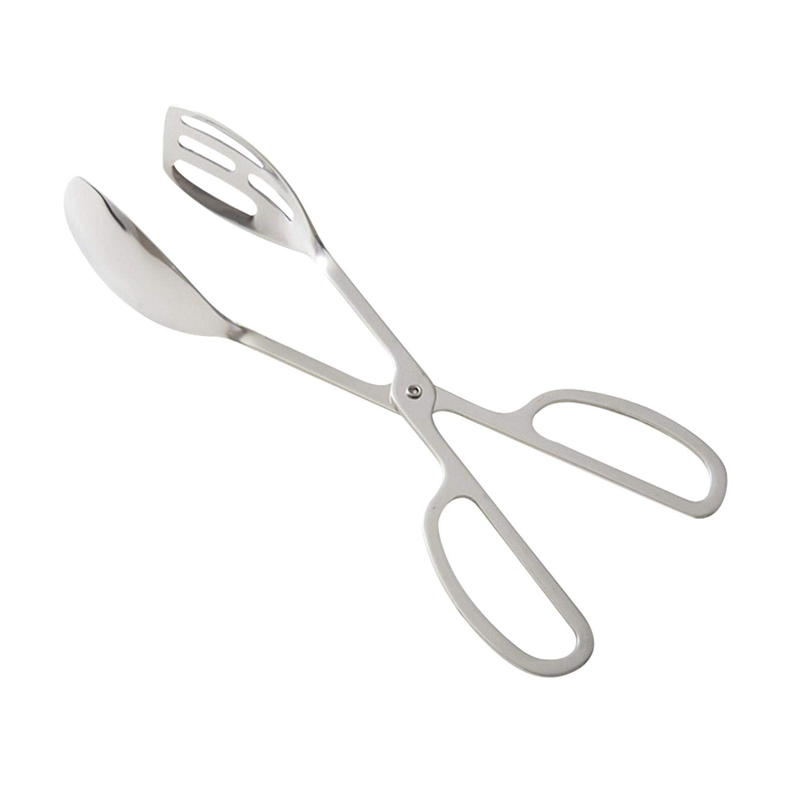 Food Tongs, Stainless Steel Kitchen Tongs Salad Tongs For Cooking, Barbecue, Pastry, Sandwich, Ice, Serving Scissors Tongs