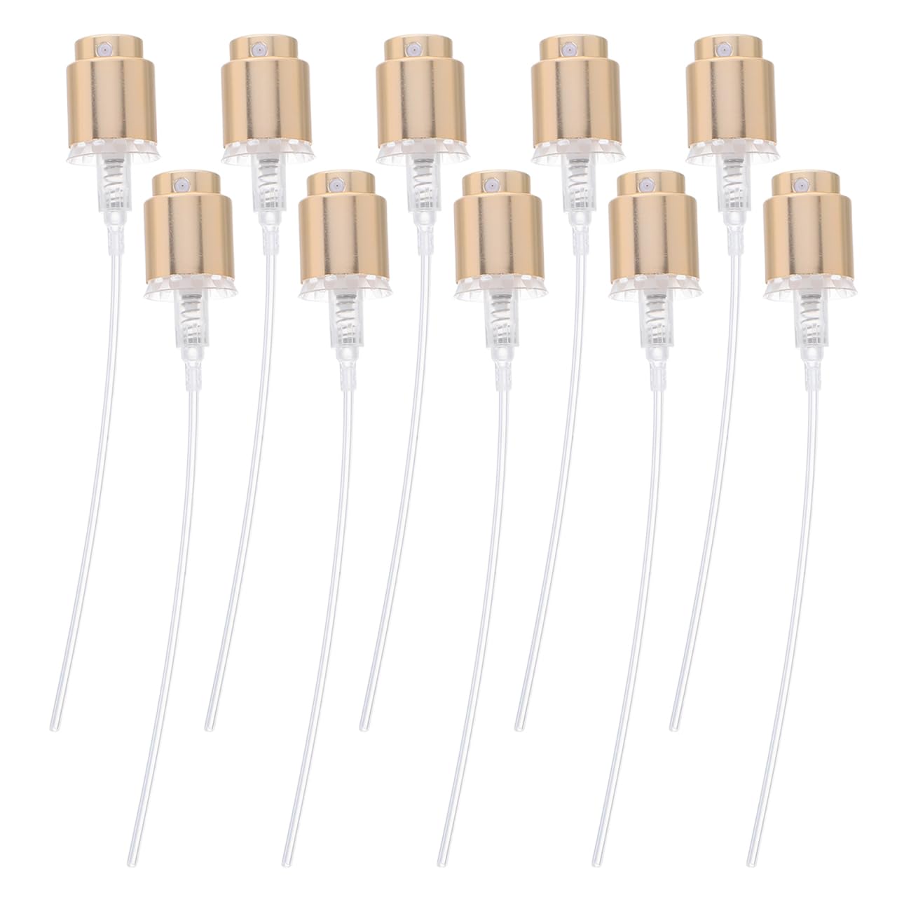 Unomor 10 pcs Perfume Bottle Pump Tops Fine Mist Spray Heads for Bottles Replacement Spray Bottle Nozzle Caps for Perfume Bottle