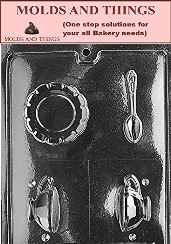 Tea Cup Chocolate Candy Mold Cup And Saucer Chocolate Candy Mold, And Teapot Chocolate Mold