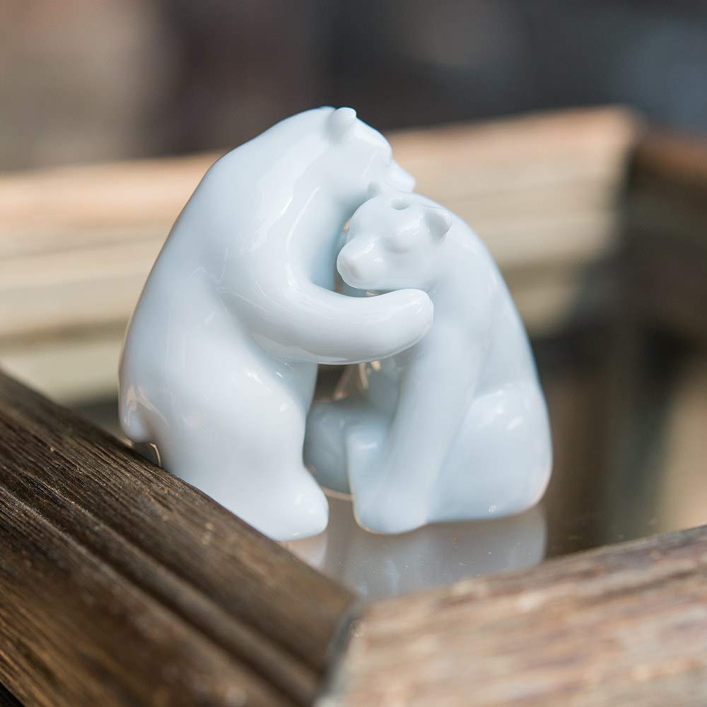 Interlocking Bear Hug Miniature Salt And Pepper Shakers With Gift Packaging By Weddingstar Inc.