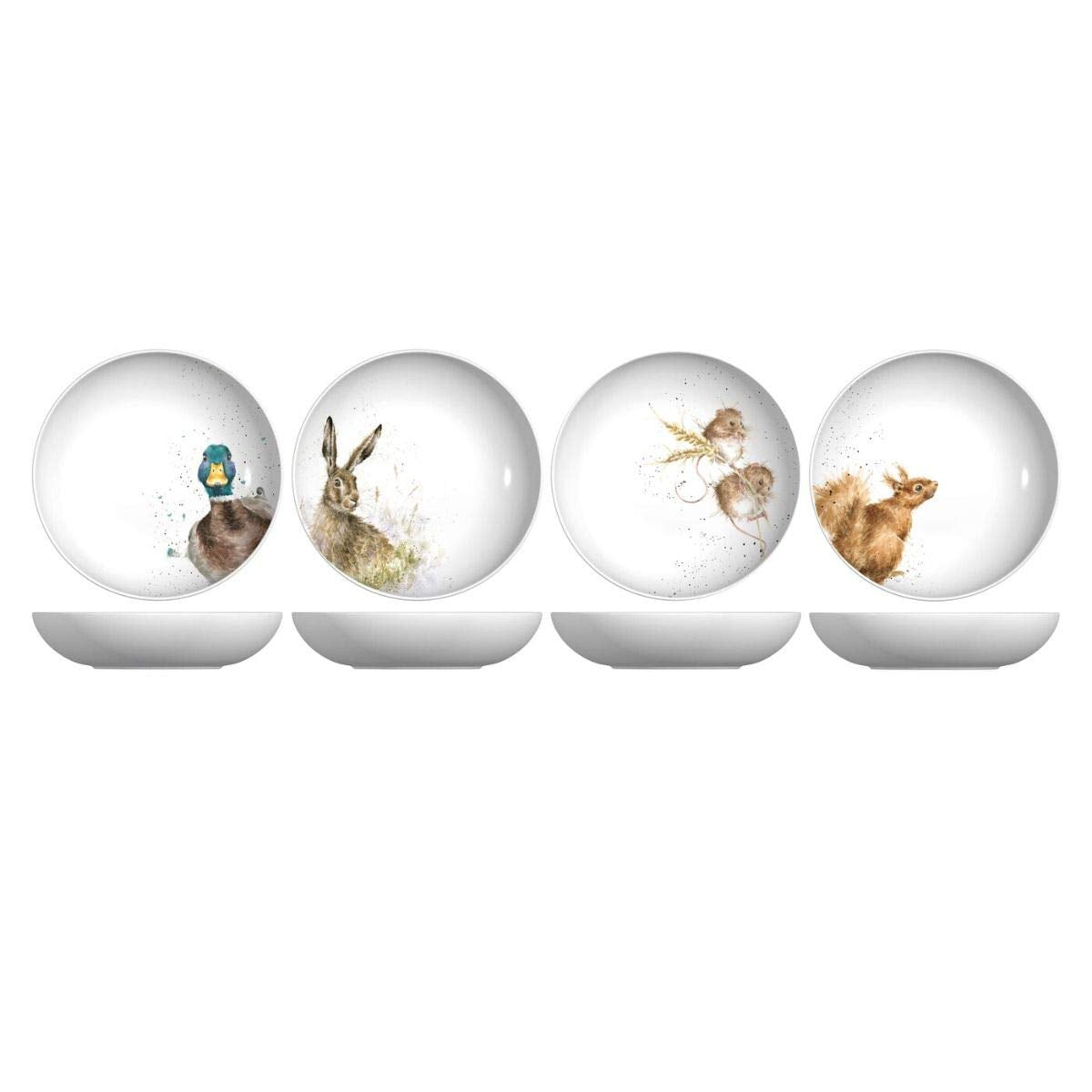Wrendale Designs Set Of 4 Pasta Bowls