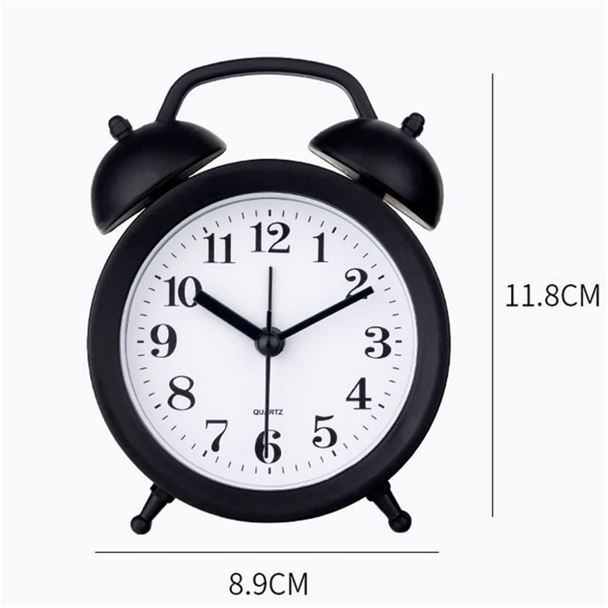 TXY Kids Alarm Clock - Double Bell Classic Home Cute Battery Operated Analog Mini Round Bedside Desk Kid Gifts Children s Studen