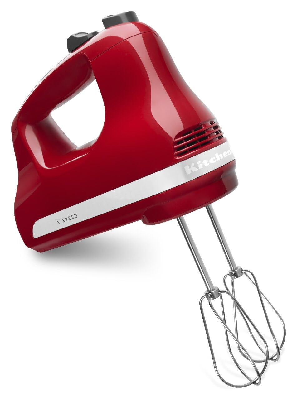 Kitchenaid 5 Ultra Power Speed Hand Mixer - Khm512, Empire Red (1 Pack)