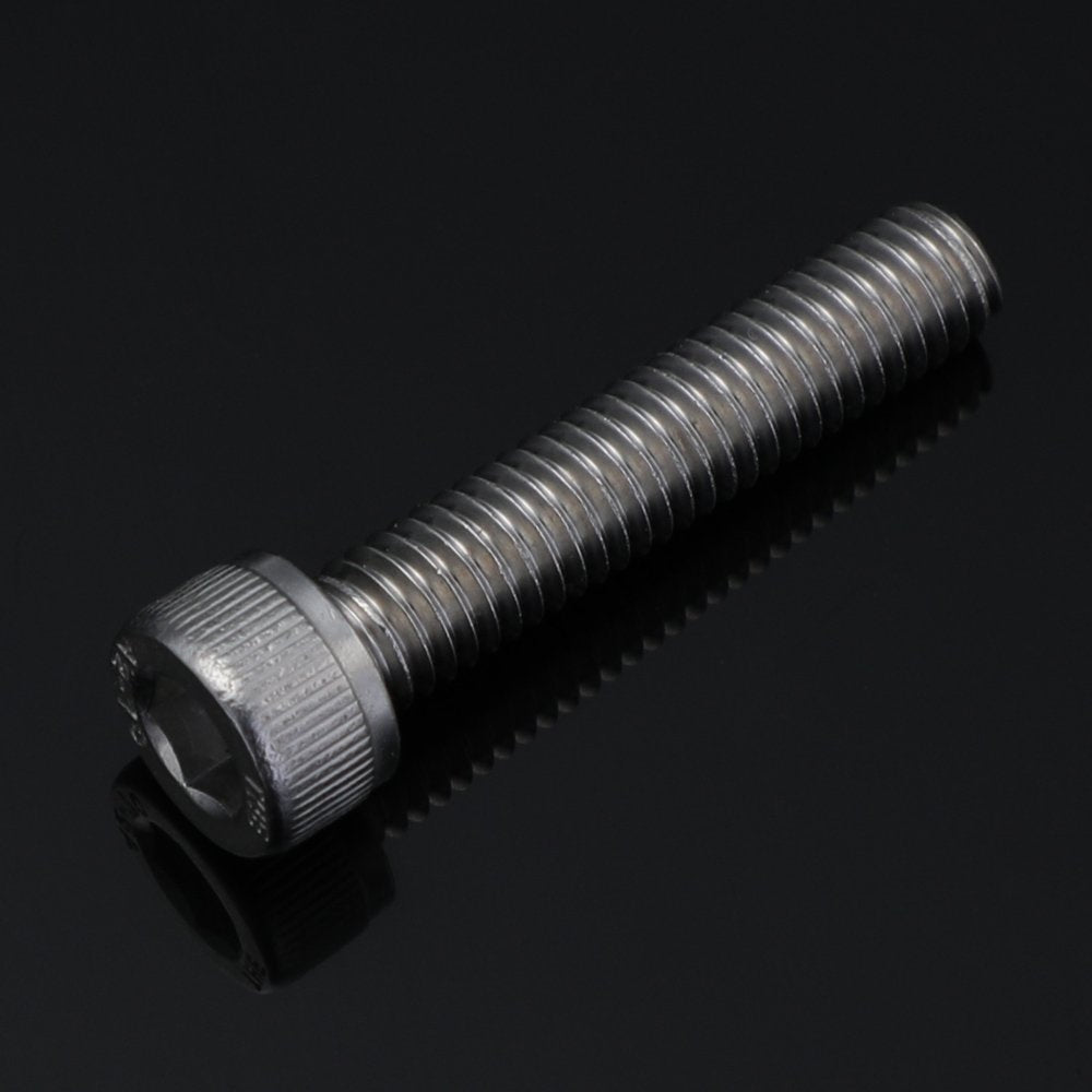 M6-10 X 75Mm Socket Head Cap Screws Metric, Allen Socket Drive, Stainless Steel 18-8, Fully Threaded, Bright Finish, Machine Thr