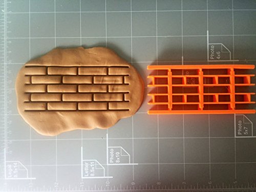 Brick Pattern Embosser, Stamp, Cookie Cutter