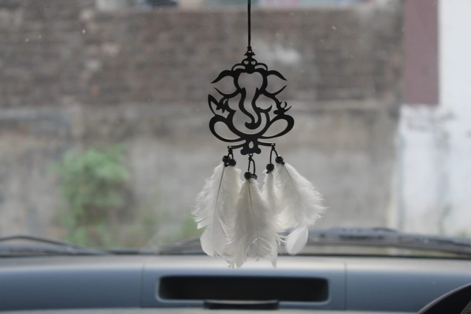 MH VILLA Dream Catcher Car Hanging Emblem Wall Hanging Ganesha (Dream Catcher Ganesh)