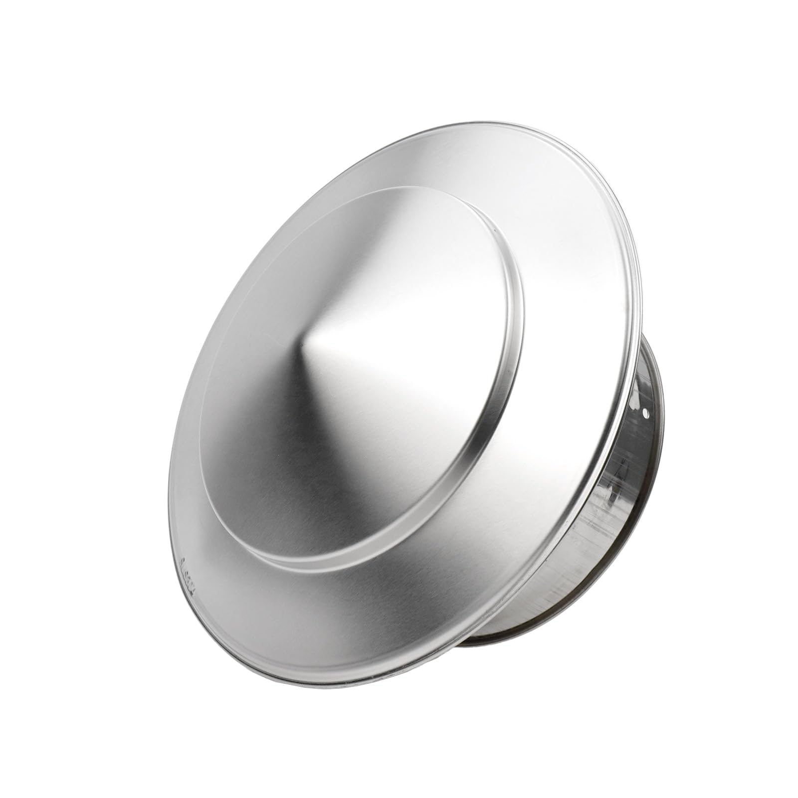 Antrader 6.3 Inch Cone Top Chimney Cap, Round Chimney Cap Chimney Cover Cap Chimney Cover Outside Roof Silver Fireplace Screen C