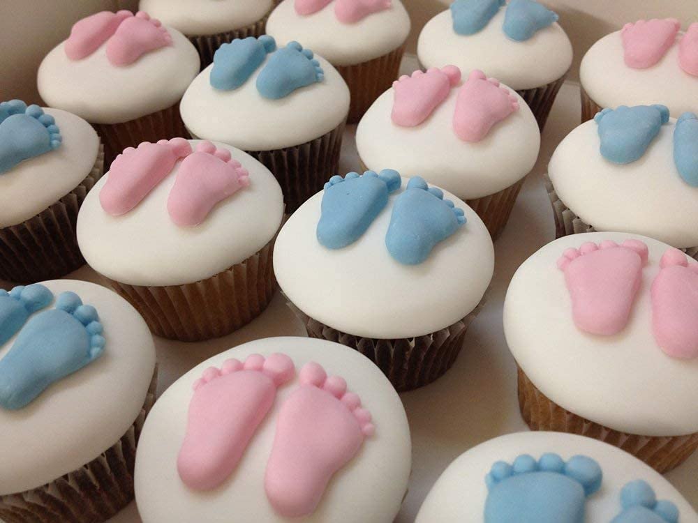 Baby Foot Print Silicone Mold For Diy Fondant Molds Baby Shower Candy Making Chocolate Christening Molds Lollipop Desserts Ice C