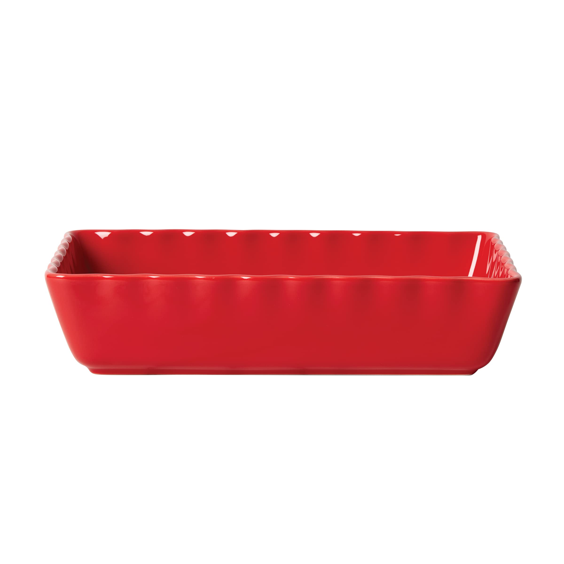 Kate Spade New York Make It Pop Rectangle Baking Dish, One Size, Red