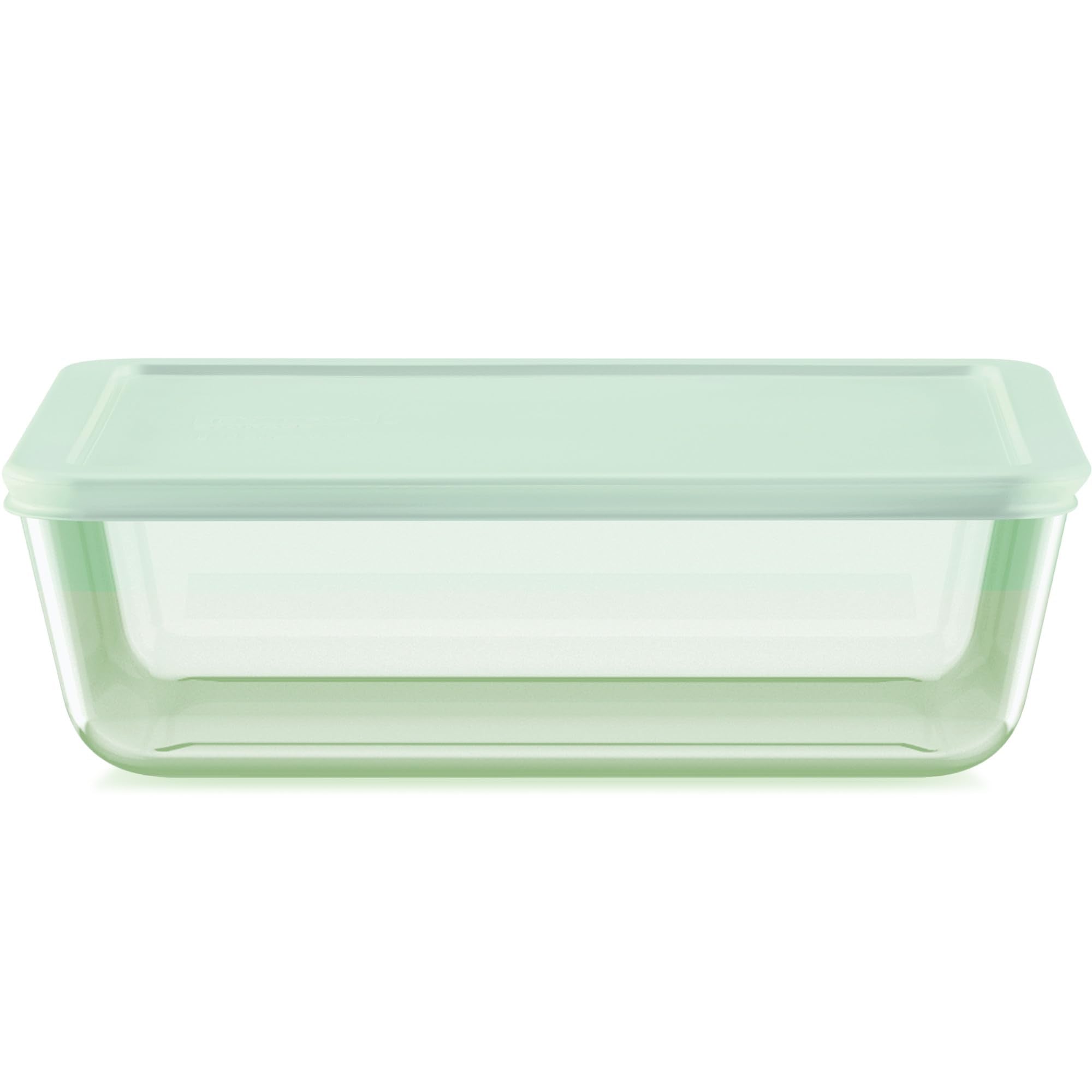Pyrex Colors Tinted (11 Cup) Large Rectangular Food Storage Container, Snug Fit Non-Toxic Plastic BPA-Free Lids, Freezer Dishwas