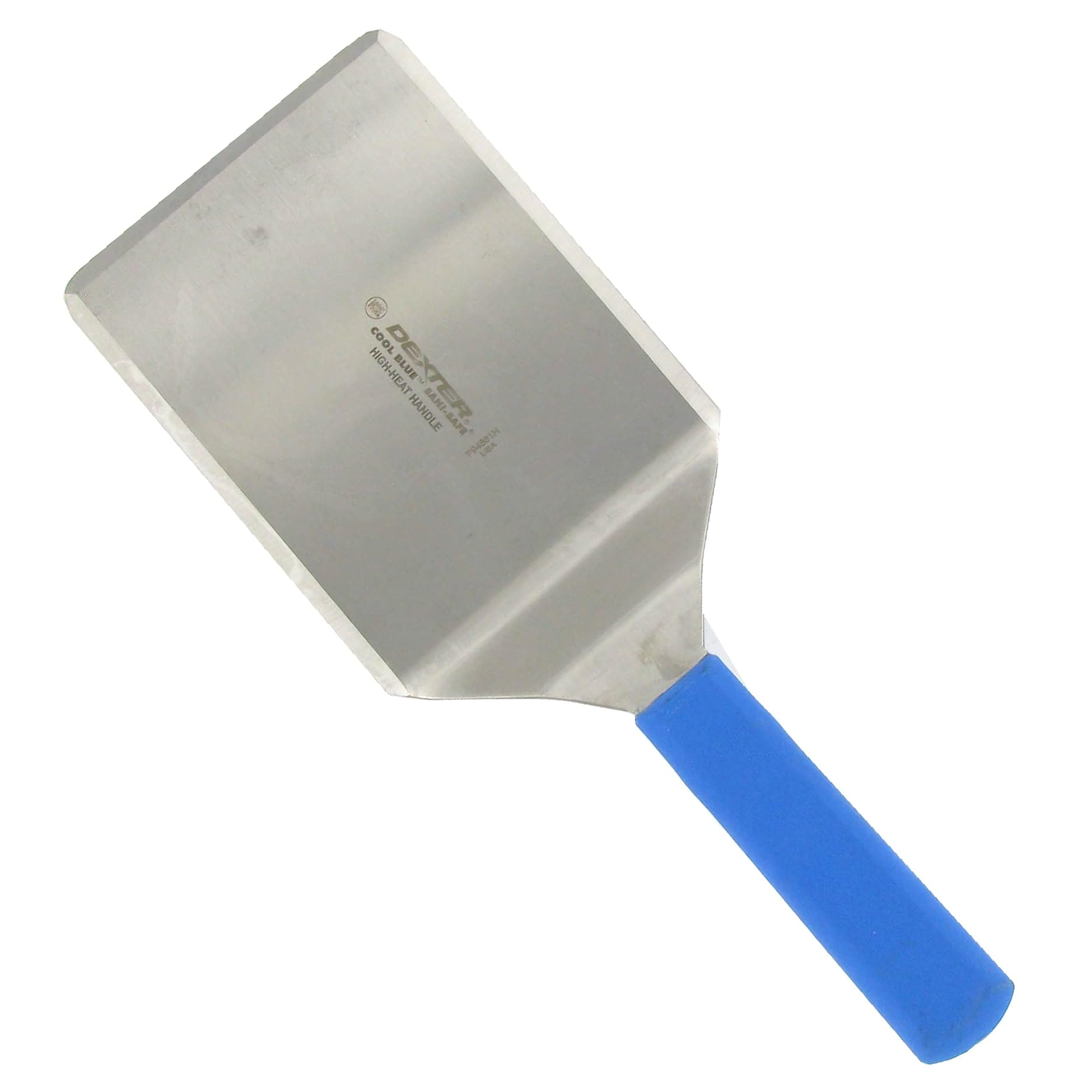 Dexter Russell High Heat 6 x 5 S/S Turner w/Blue Handle