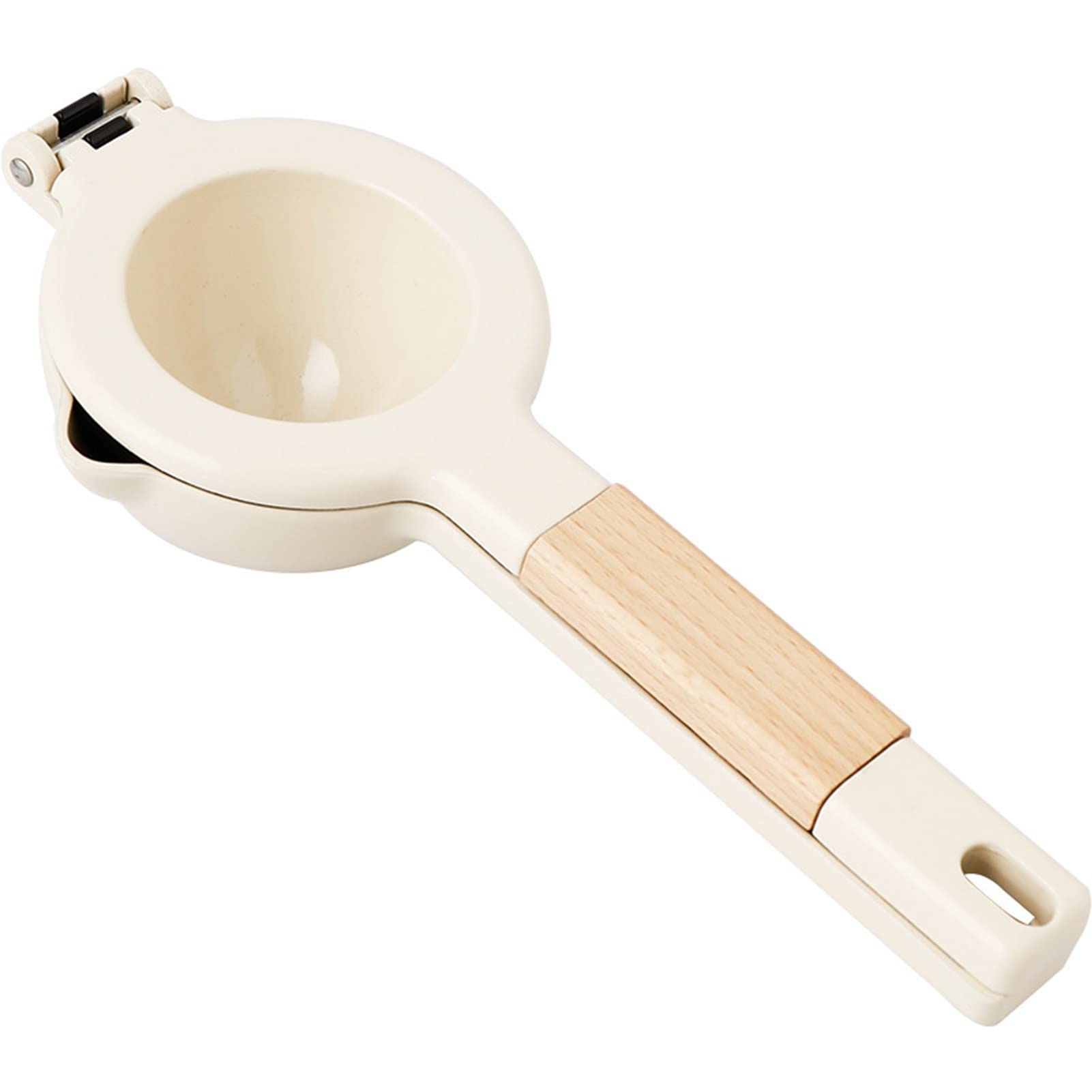 Lemon Manual Squeezer, Zinc Ally Handhelp Citrus Juicer Hand Press Lime Juicer With Wooden Handle Manual Citrus Press For Fruit 