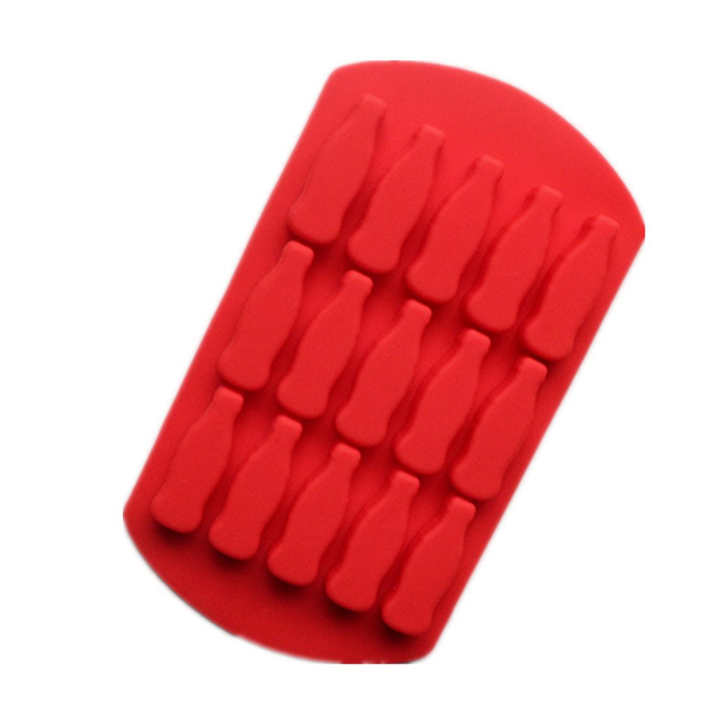 15 Factory Outlets Even Coke Bottle Style Silicone Cake Mold Chocolate Mold Ice Lattice Mold Baking Diy^.