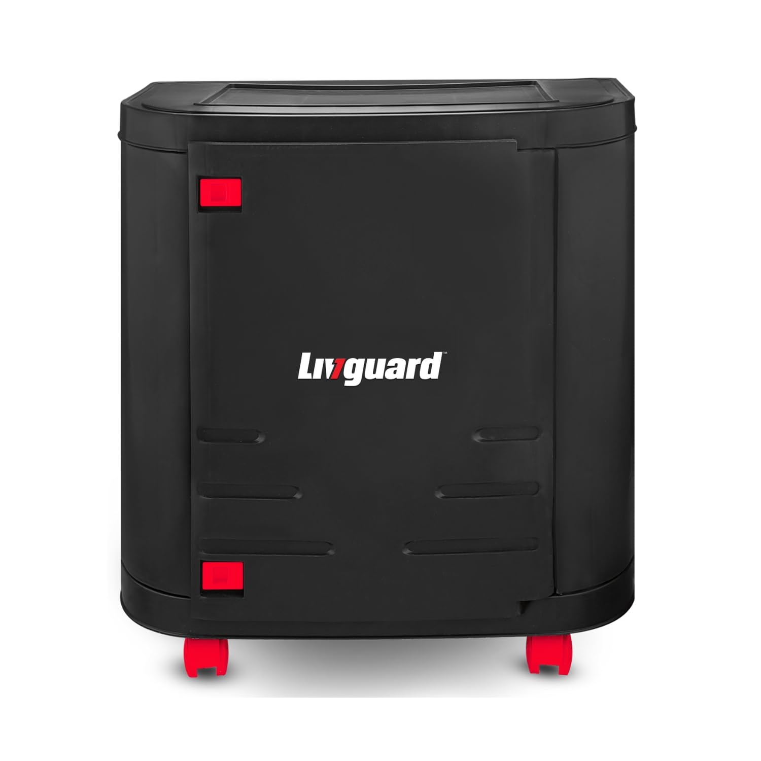 Livguard Inverter Battery Trolley With Protective Cover Box, Ideal For Home Inverter & Battery With 100Kg Load Capacity - Black