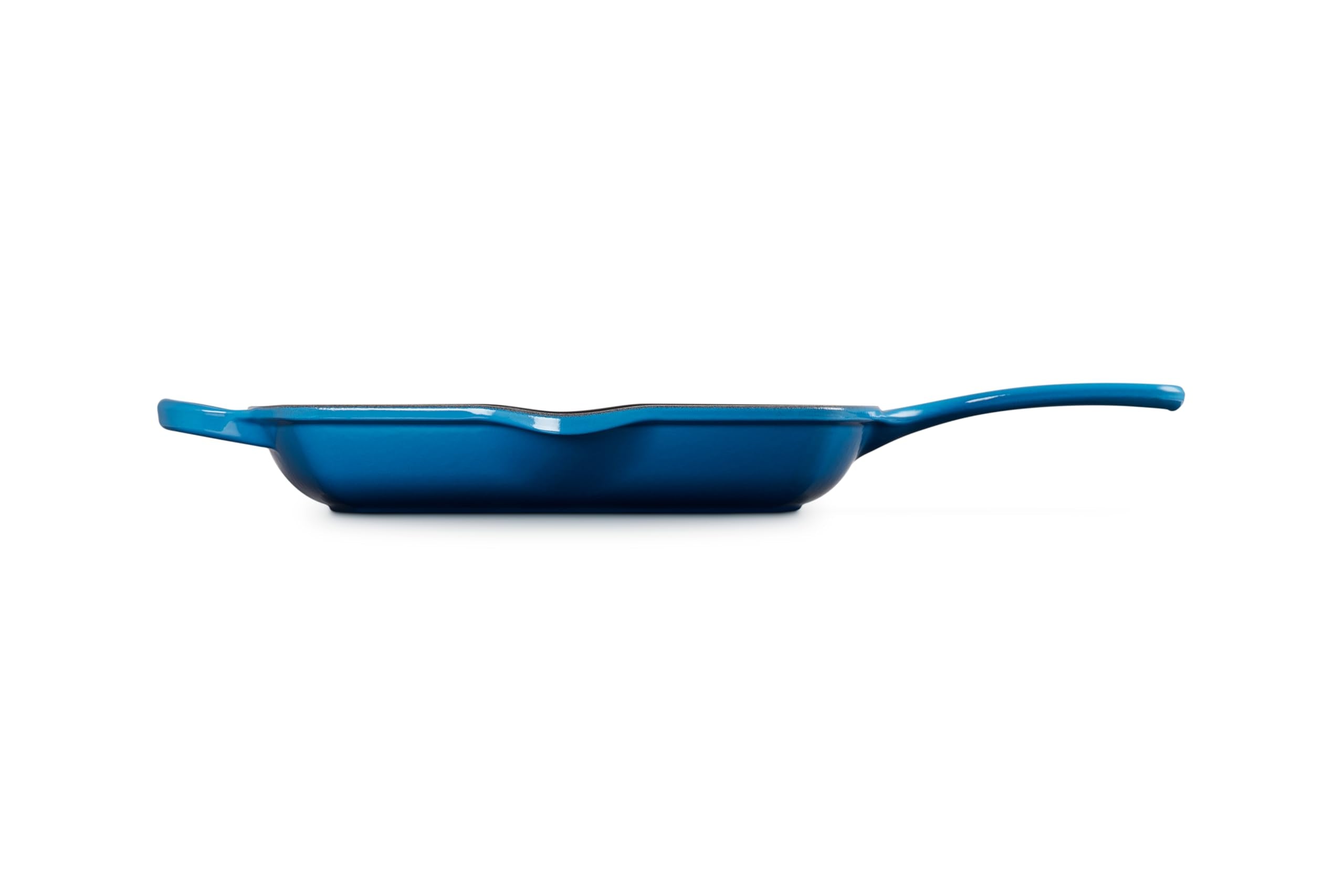 Le Creuset Enameled Cast Iron Signature Square Skillet Grill, 10.25, Marseille