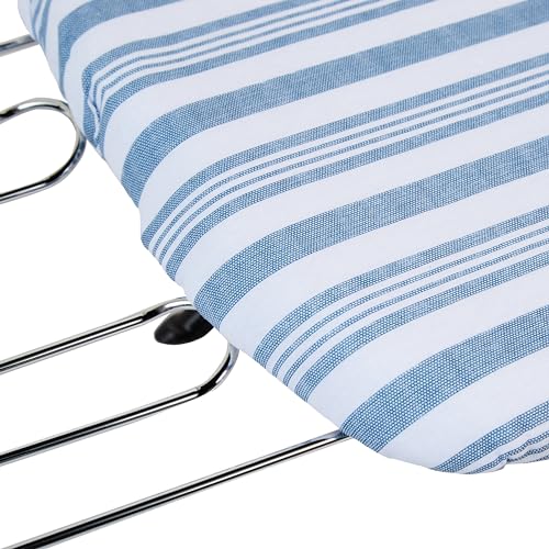Honey-Can-Do Foldable Tabletop Ironing Board With Iron Rest, Blue Stripe