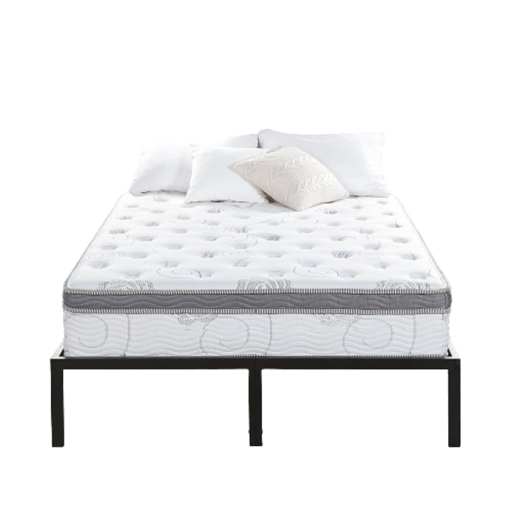 Olee Sleep Full Mattress, 13 Inch Hybrid Mattress, Gel Infused Memory Foam, Pocket Spring For Support And Pressure Relief, Certi