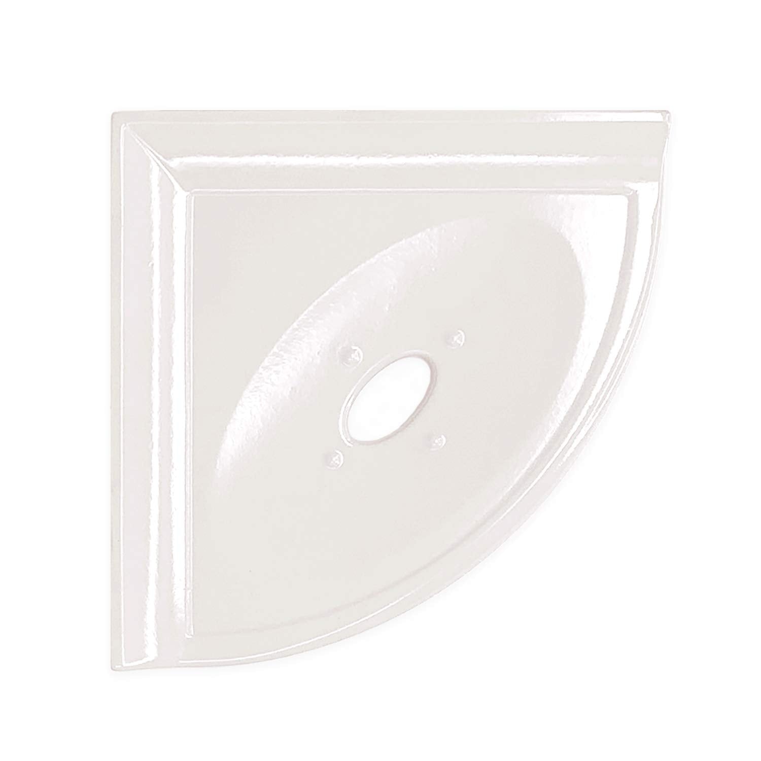 Questech Decor Shower Soap Dish, 5'' Corner Shower Shelf For Inside Shower - Retrofit Shower Organizer For Tiled Walls, Corner S