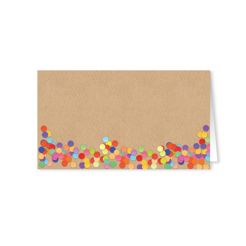 Stonehouse Collection | Name Place Cards | 25 Guest Seating Name Cards | Wedding Table Tents | Usa Made | Tent Cards (Colorful D