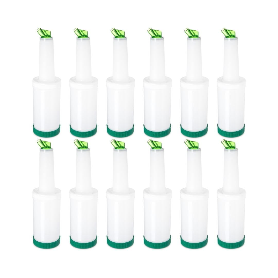 Carlisle FoodService Products Stor N Pour Complete Quart Set Neck, Container, Cap, And Spout for Bar, Kitchen, And Restaurants,