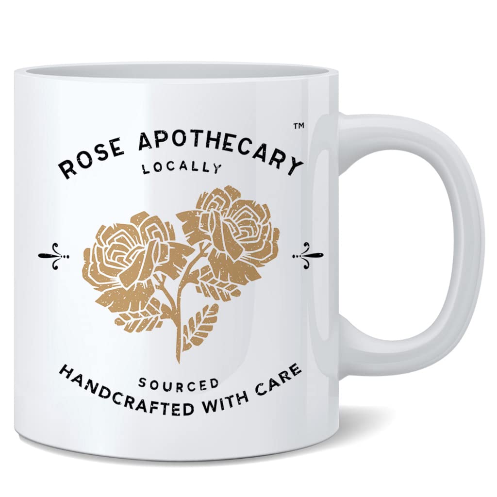 Poster Foundry Rose Apothecary Schitts Creek Mug Ceramic Coffee Mug Tea Cup Glass Glasses Fun Novelty Gift 12 Oz Ounces Birthday