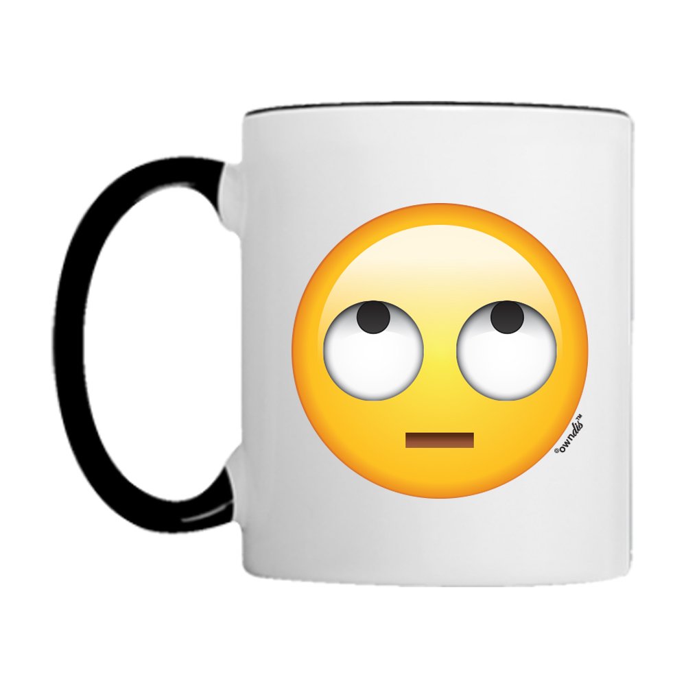 Mug Innocent Face Text Image Coffee Mug-0005-Black