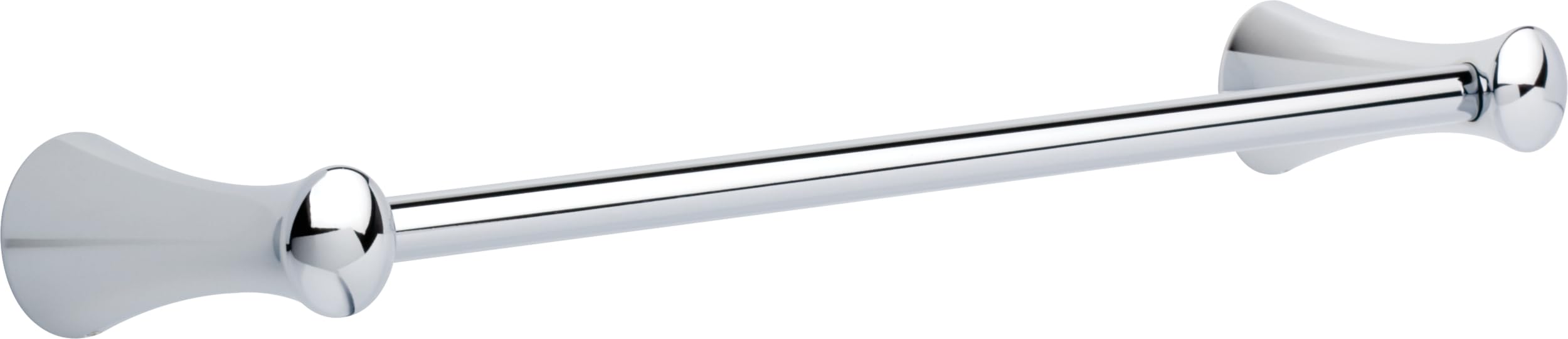 Delta Lahara (1-Pack) 18 Towel Rack for Bathroom Polished Chrome Towel Bar for Bathroom Wall Towel Holder Rod Wall Mounted 738