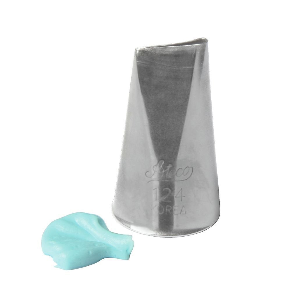 Ateco S/S Tube Rose Petal Decorating Pastry Tip #124S