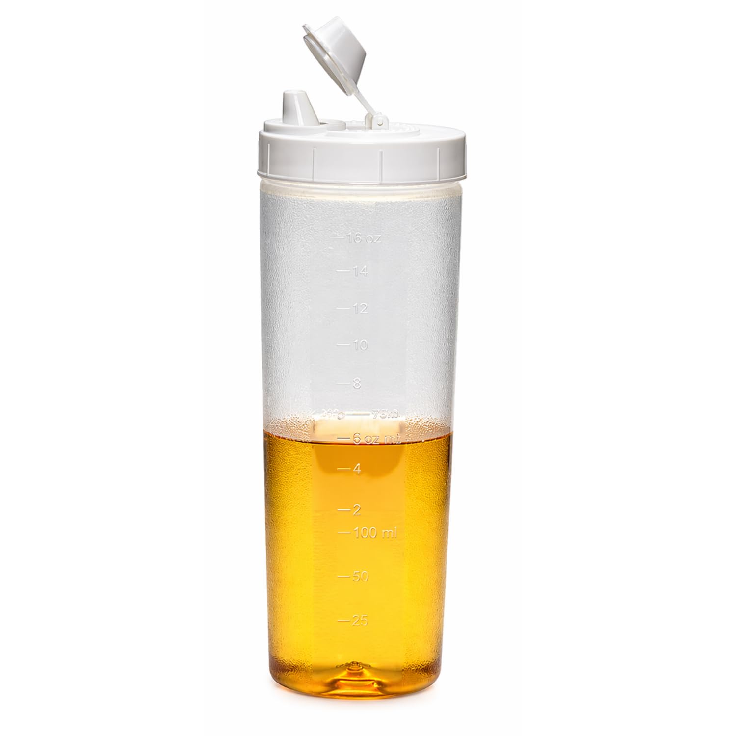 Bear Grips Plastic Oil Dispenser With Lid  1 Liter, Pack Of 1, White