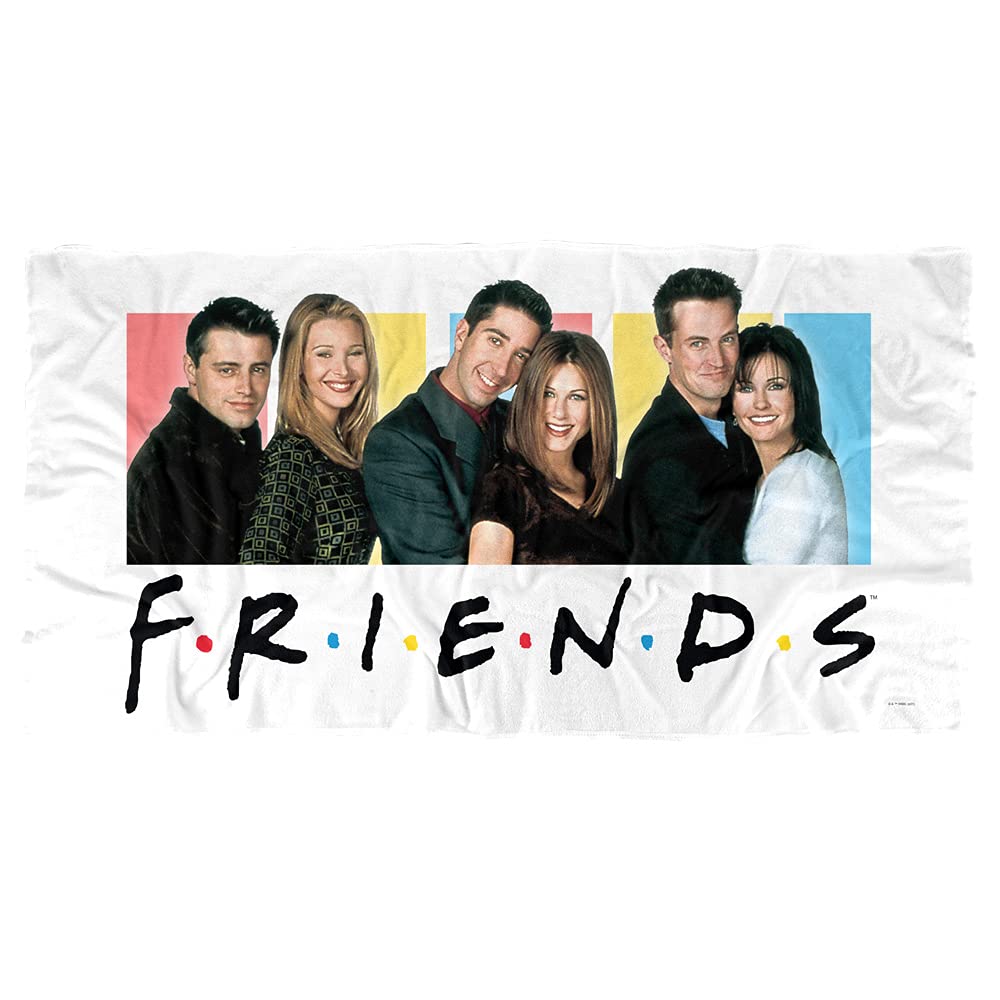 Logovision Friends It'S All About Friends Officially Licensed Beach Towel 30'' X 60''
