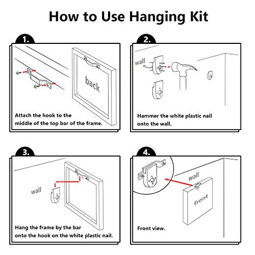 SIGNWIN Framed Canvas Print Wall Art Gray  Brown & White Color Field Geometric Shapes Illustrations Modern Art Dramatic Cool for Living Room  Bedroom  Office - 24''x24'' Black