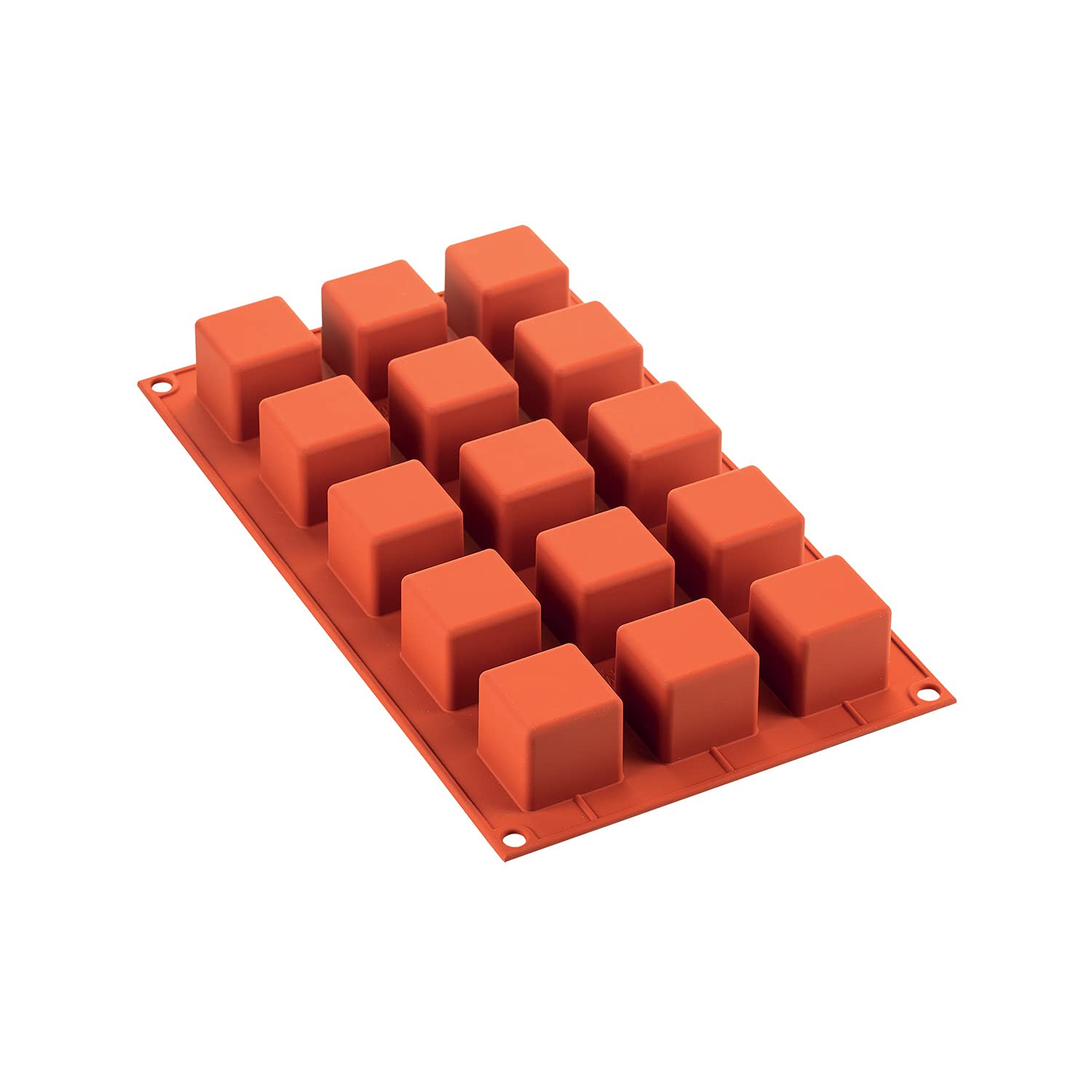 Silikomart 26.105.00.0065 Cube-Shaped Silicone Mould, Brick, 29.5 X 17.5 X 1.5 Cm