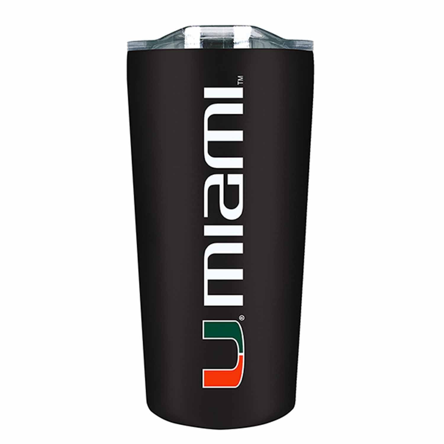 Campus Colors College Stainless Steel, Double Walled, Vacuum Insulated, Reusable Collegiate Tumbler with Slider-Top Lid for Trav
