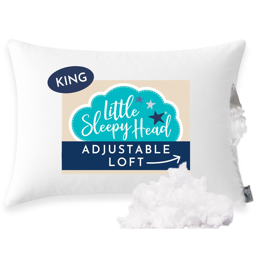 Little Sleepy Head King Pillow, Pillow Only (1-Pack)