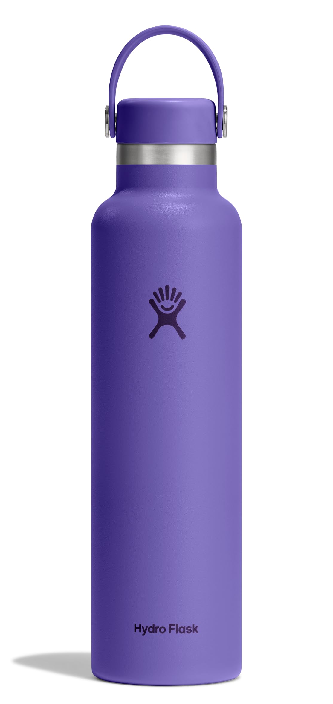 Hydro Flask Water Bottle  Insulated Stainless Steel  Non Spill, Leakproof in 24 Oz Utopia Purple