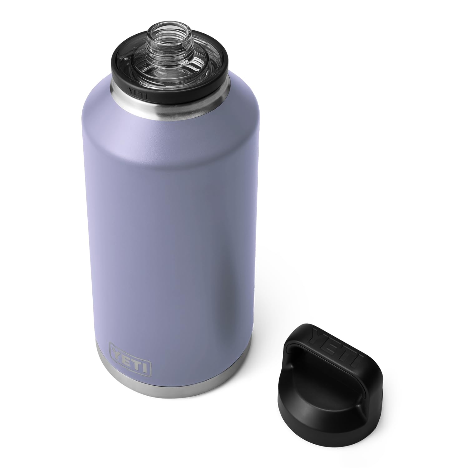 Yeti Rambler 64 Oz Bottle, Vacuum Insulated, Stainless Steel With Chug Cap, Cosmic Lilac