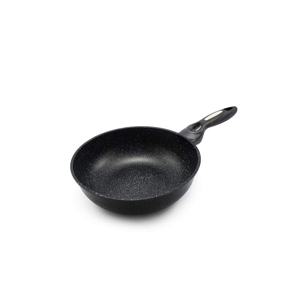 Dream Chef Marble Coated Cast Aluminum Non Stick Frying Wok (28Cm / 11 Inch)