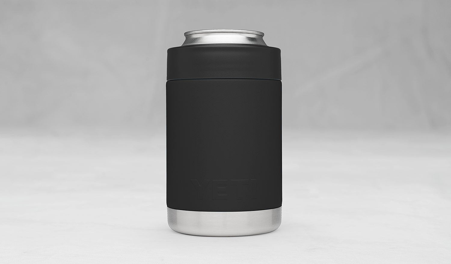 Yeti Rambler Vacuum Insulated Stainless Steel Colster, Black Duracoat