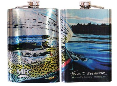 MFC Sylvester Stainless Steel Hip Flask, Whiplash